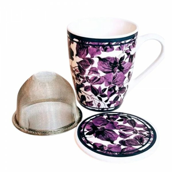 CANECA C/INFUSOR BLUE GARDEN 310ML # 5359