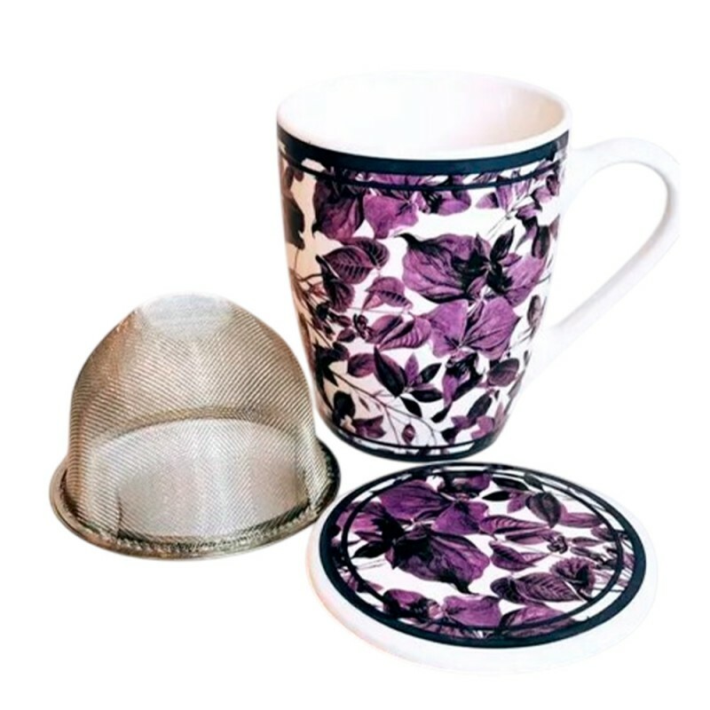 CANECA C/INFUSOR BLUE GARDEN 310ML # 5359