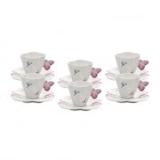 JG XICARA CAFE BORBOLETAS C/6PCS 100ML # 17992 JG XICARA CAFE BORBOLETAS C/6PCS 100ML # 17992