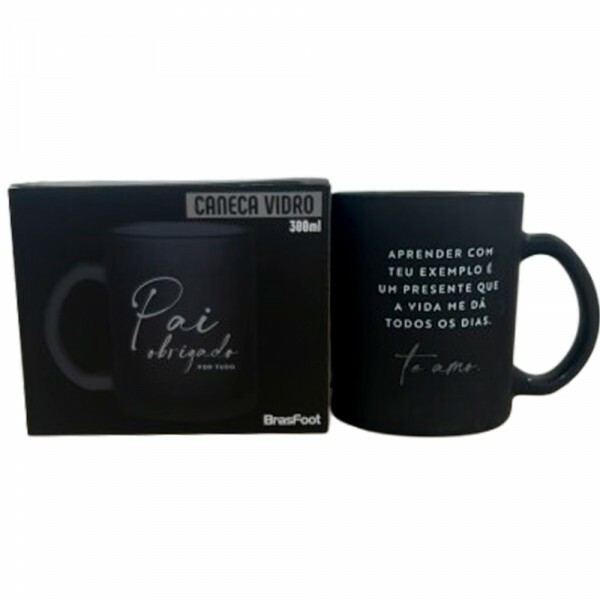 CANECA DIAMOND PAI OBRIGADO 300ML 15353 CANECA DIAMOND PAI OBRIGADO 300ML 15353