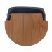 SALEIRO AZUL C/PEGADOR TAMPA BAMBU 10X9.5CM #17893