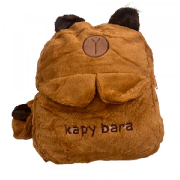 MOCHILA CAPIVARA C/TOUCA 34CM # L-1769 MOCHILA CAPIVARA C/TOUCA 34CM # L-1769