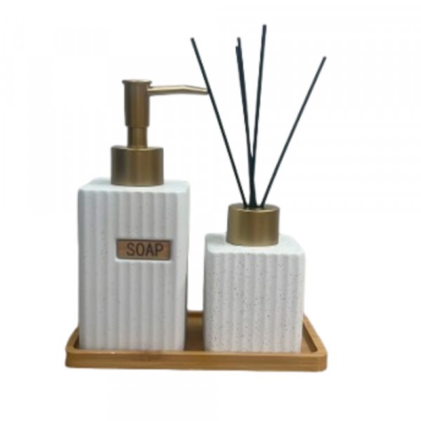 JG BANHEIRO LISSE BRANCO C/3PCS # 18505