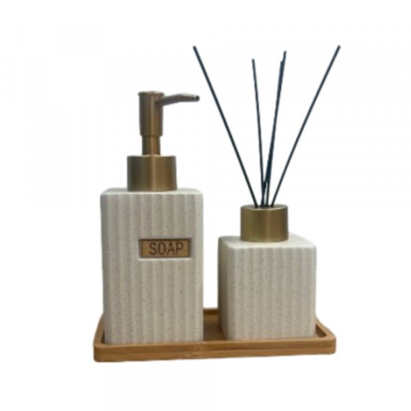 JG BANHEIRO LISSE BEGE C/3PCS # 18506 JG BANHEIRO LISSE BEGE C/3PCS # 18506