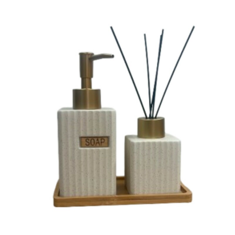 JG BANHEIRO LISSE BEGE C/3PCS # 18506 JG BANHEIRO LISSE BEGE C/3PCS # 18506