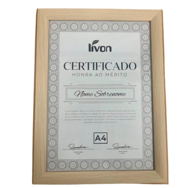PORTA CERTIFICADO 34X25 A4#7104