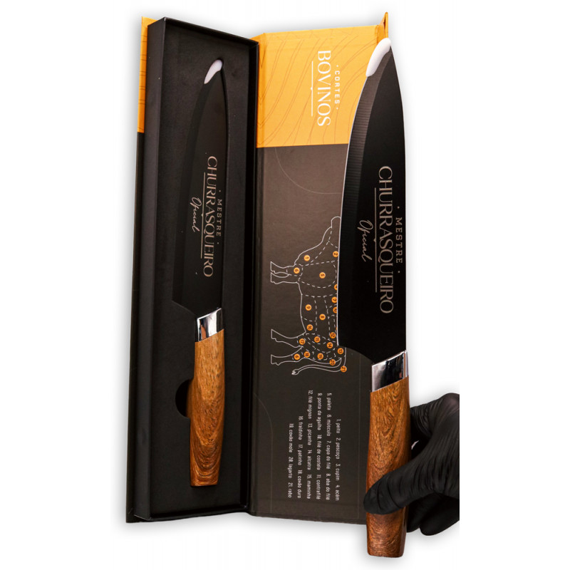 FACA MESTRE CHURRASQUEIRO STELL 31.3X4CM # 14451