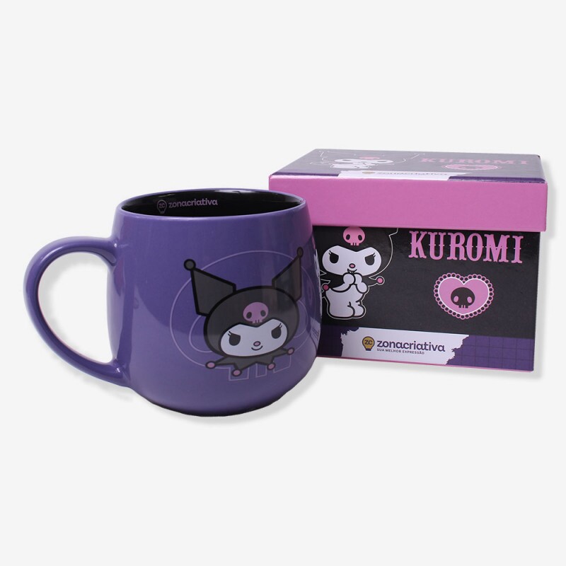 CANECA MAGGIE KUROMI CORACAO 400ML # 10026423 CANECA MAGGIE KUROMI CORACAO 400ML # 10026423