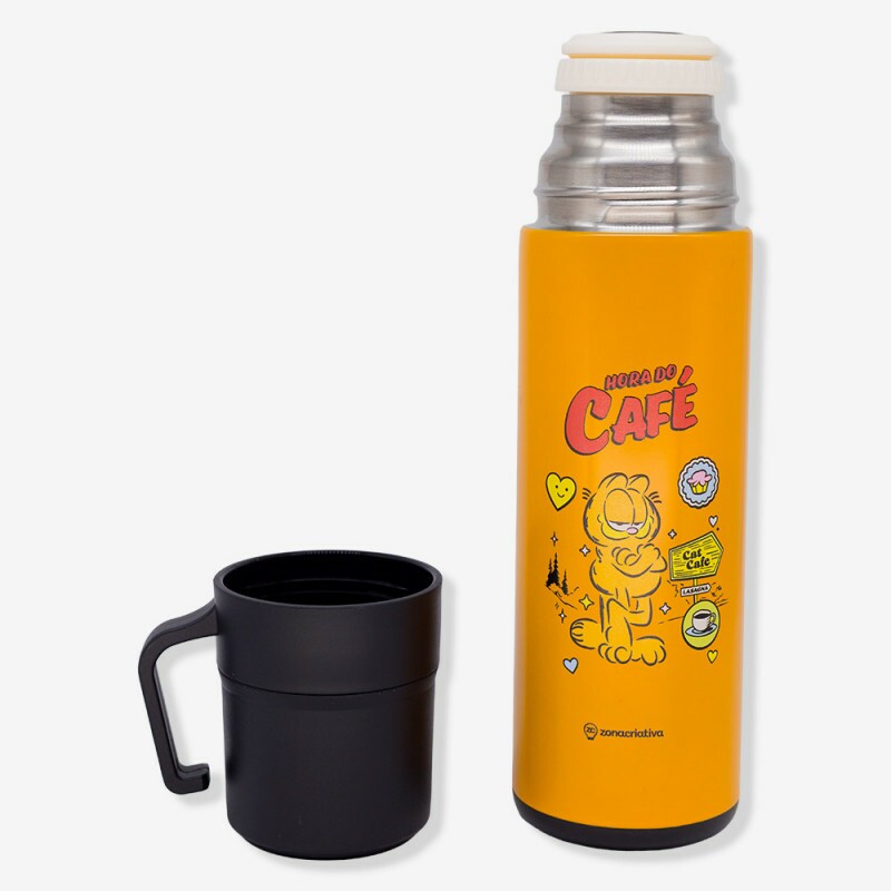 GARRAFA TERMICA GARFIELD C/2COPOS 600ML # 10074081