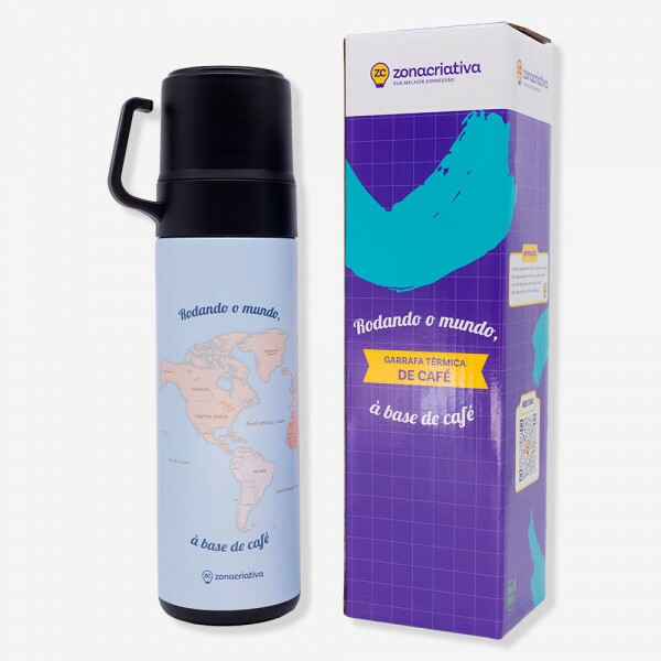 GARRAFA TERMICA VIAGEM C/2 COPOS 600ML # 10074083