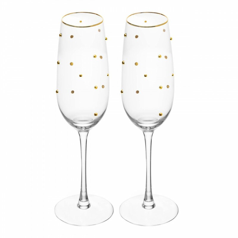 JG TACA P/CHAMPAGNE BALLS FIO DE OURO C/2 # 21061 JG TACA P/CHAMPAGNE BALLS FIO DE OURO C/2 # 21061