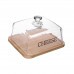QUEIJEIRA VIDRO E BAMBU 21X17X12CM # 21314