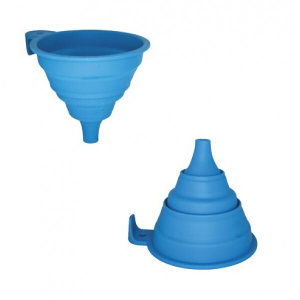 FUNIL RETRATIL SILICONE AZUL # F316161-1