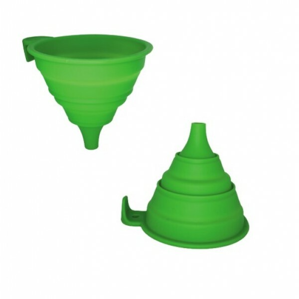 FUNIL RETRATIL SILICONE VERDE # F316161-1