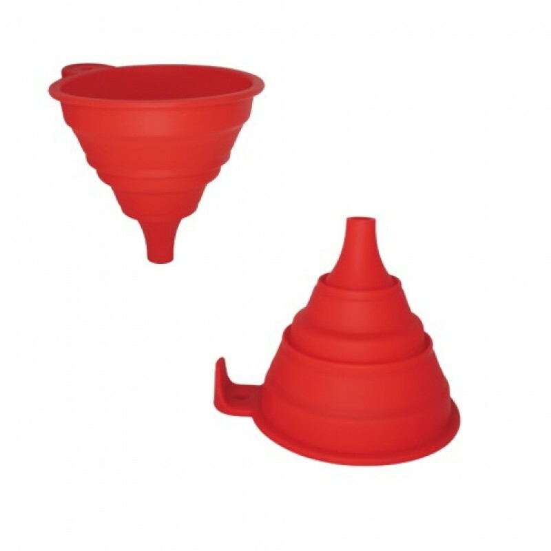 FUNIL RETRATIL SILICONE VERMELHO # F316161-1