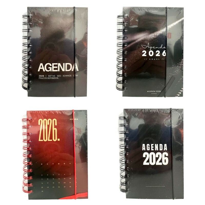 AGENDA 2026 14.8X10.5CM 168 FOLHAS # 6853
