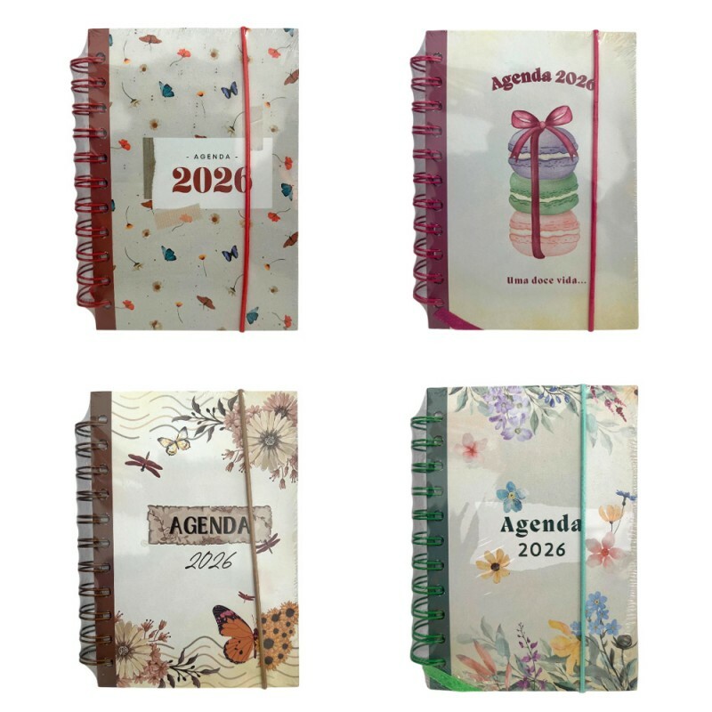 AGENDA 2026 14.8X10.5CM 168 FOLHAS # 6849