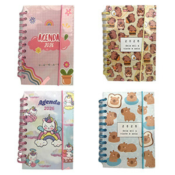 AGENDA 2026 21X14CM 168 FOLHAS # 6838