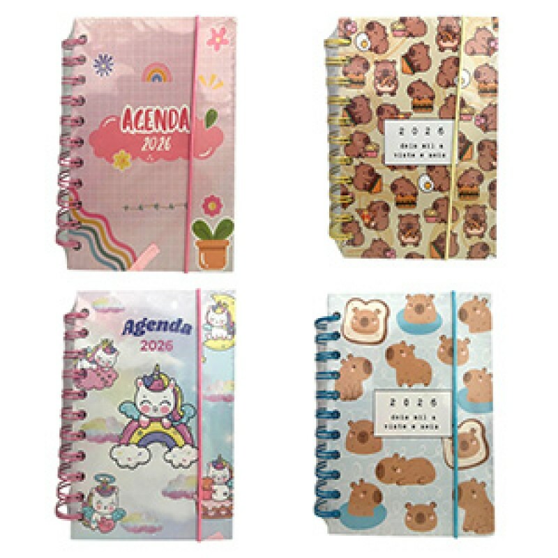 AGENDA 2026 14.8X10.5CM 168 FOLHAS # 6848