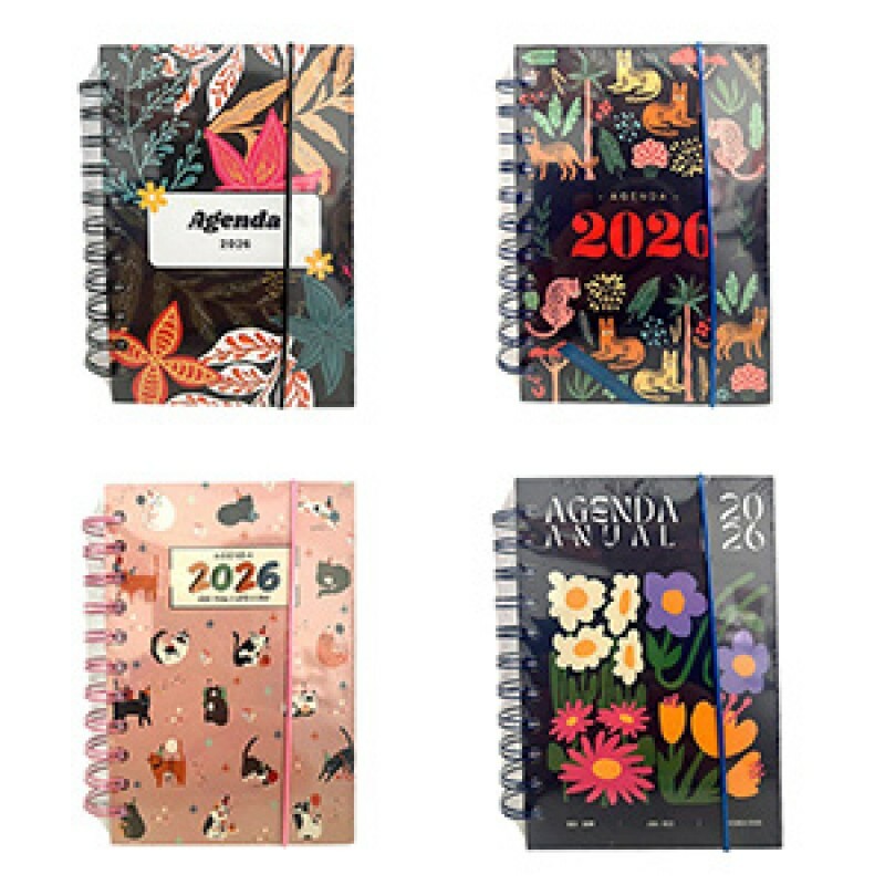 AGENDA 2026 14.8X10.5CM 168 FOLHAS # 6851
