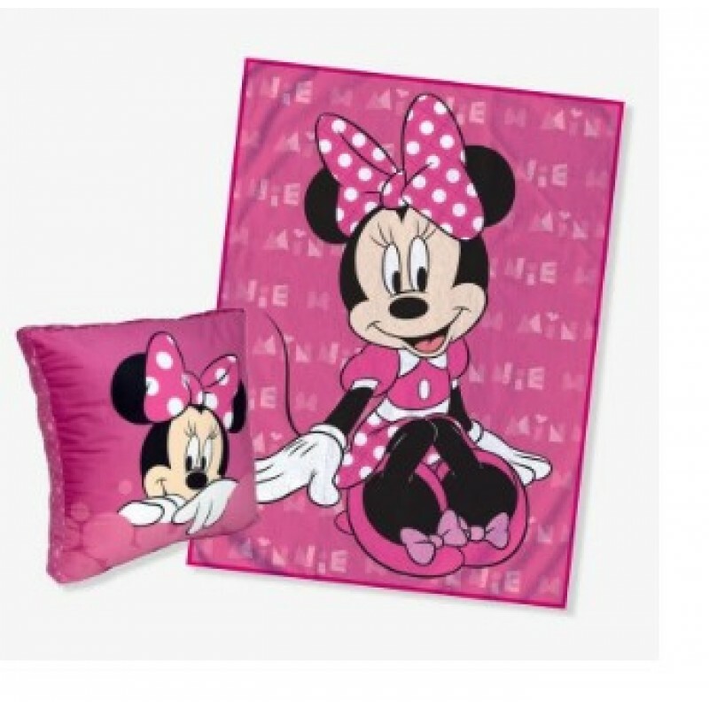 KIT ALMOFADA E MANTA MINNIE C/2 PCS #10140904