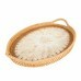 BANDEJA RATTAN MADREPEROLA 40.5X27X6CM # 61036