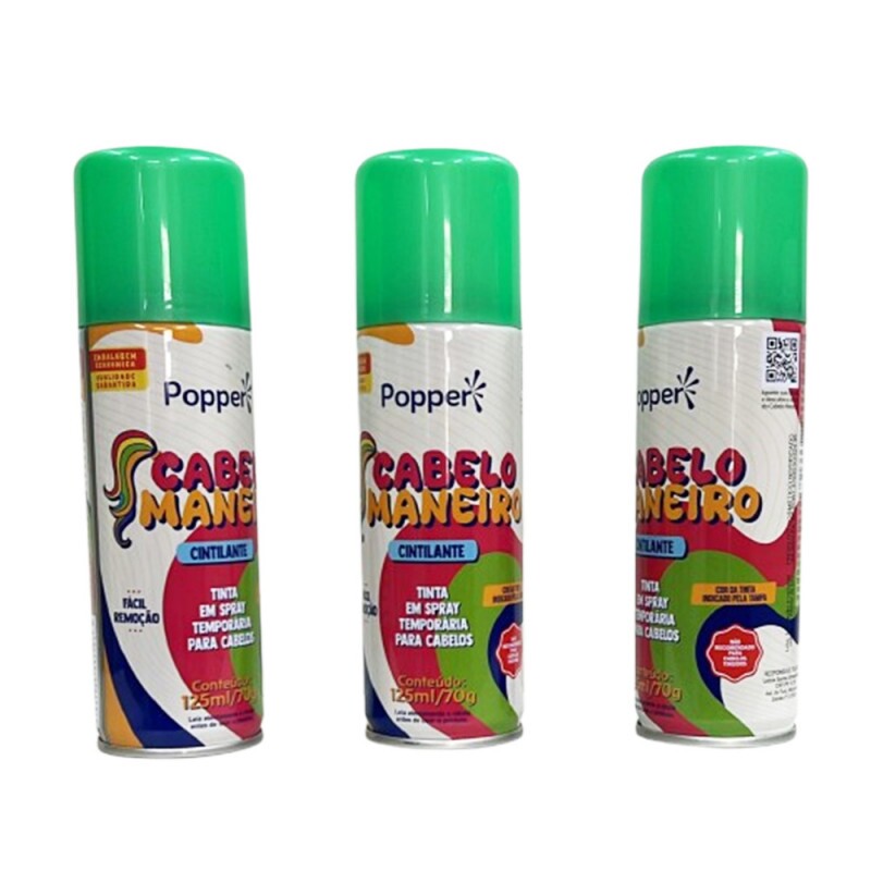 TINTA SPRAY CABELO VERDE 125ML # C9418-G70 TINTA SPRAY CABELO VERDE 125ML # C9418-G70