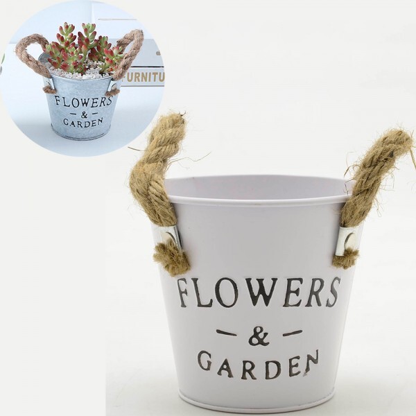 CACHEPOT FLOWERS  10CM # MG-5068