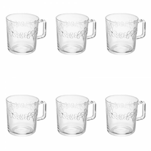 JG CANECAS LUNAFLEUR 270ML C/6PCS # 21659