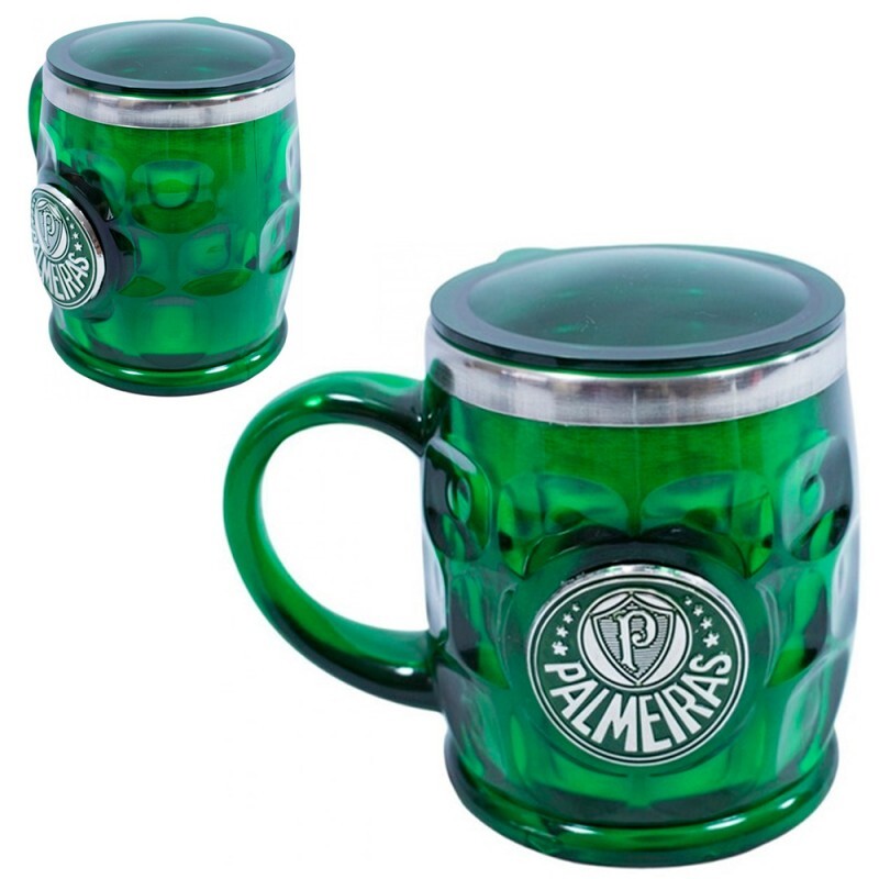 CANECA C/TAMPA PALMEIRAS 500ML # QH021BA-3PA