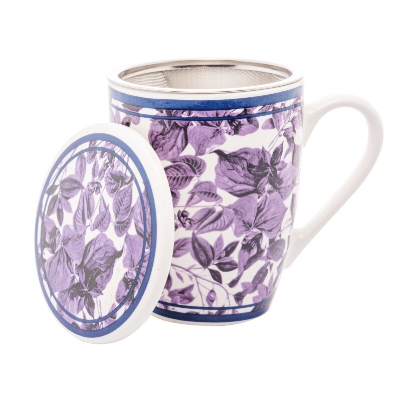 CANECA C/INFUSOR BLUE GARDEN 310ML # 5359