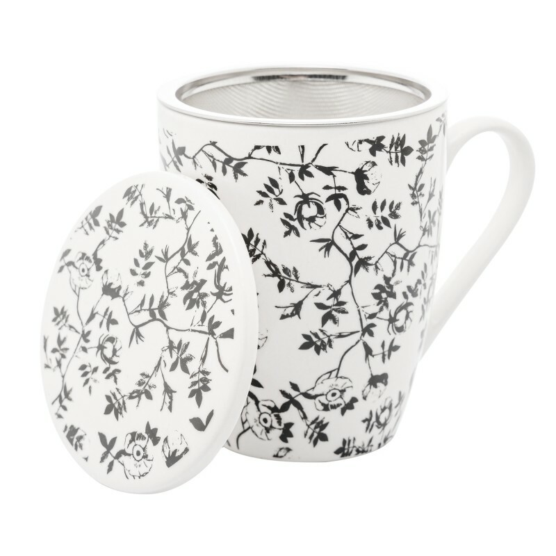 CANECA C/INFUSOR TINY FLOWERS 310ML # 5358