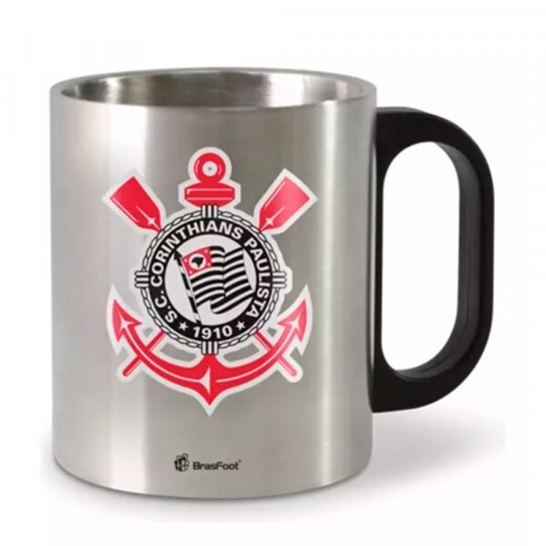 CANECA INOX CORINTHIANS 300ML # 11703