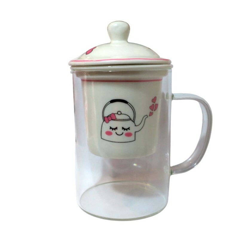 CANECA CHALEIRA C/INFUSOR 480ML # BRTY-14048