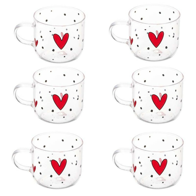 JG CANECA CORACAO HEART C/6 PCS 120ML # 20595