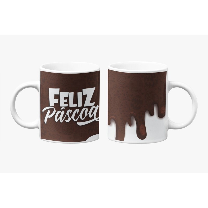 CANECA FELIZ PASCOA 325ML #CN0604@