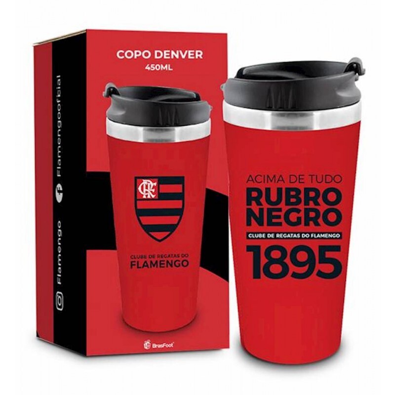 COPO DENVER EMBORRACHADO FLAMENGO 450ML # 13201