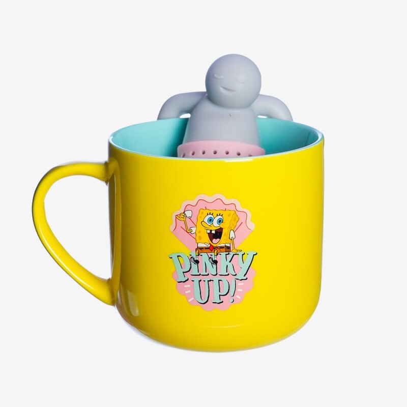 CANECA BOB ESPONJA C/ INFUSOR  500ML #10025190
