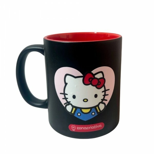 CANECA MAGIC HELLO KITTY PRETA 300ML # 10026509
