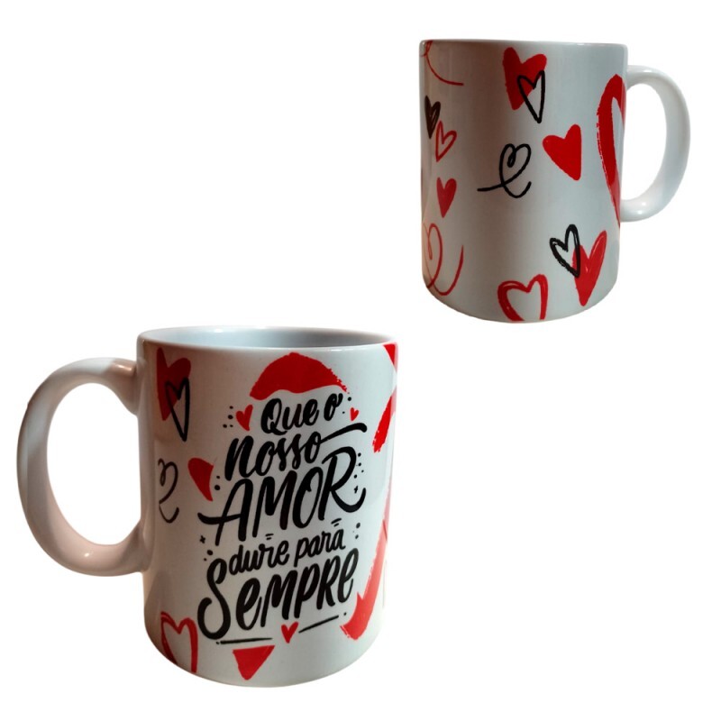 CANECA QUE O NOSSO AMOR DURE 325ML # CN2516