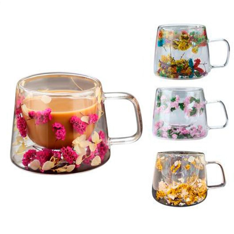 CANECA BOROSSILICATO PAREDE DUPLA 250ML # CV-005