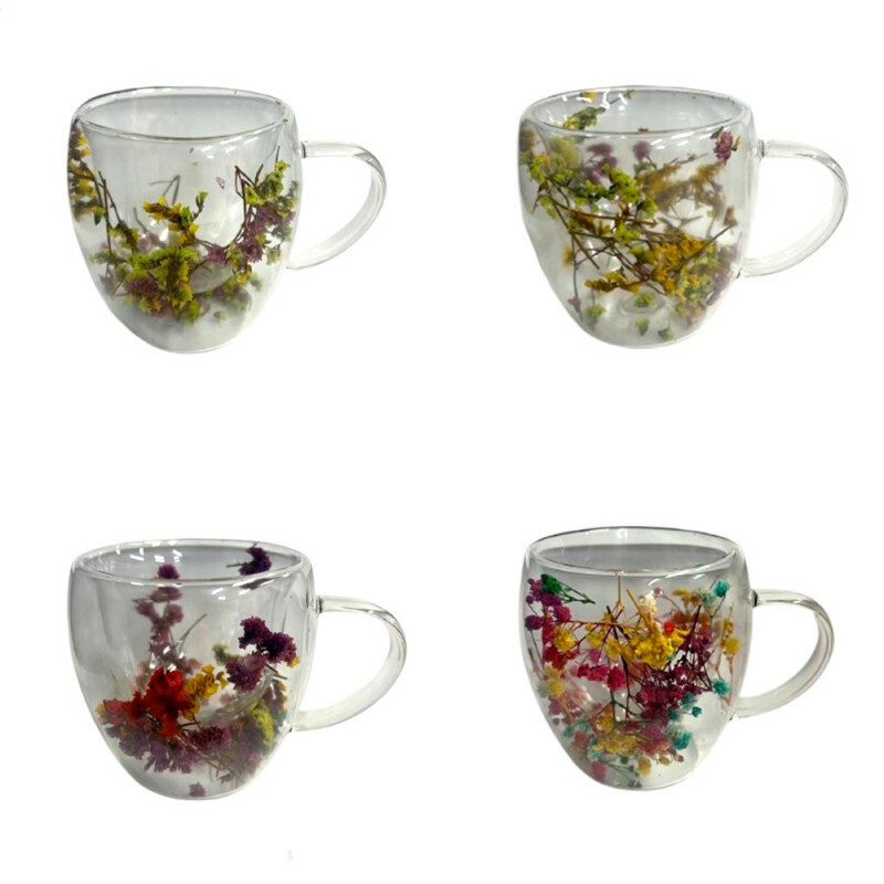 CANECA BOROSSILICATO PAREDE DUPLA 250ML # CV-004