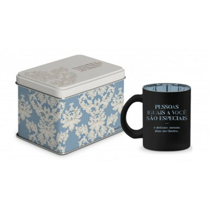CANECA DIAMOND PESSOAS IGUAIS NA LATA 300ML#14855
