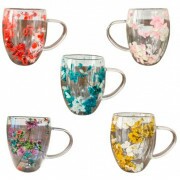 CANECA BOROSSILICATO PAREDE DUPLA 350ML # CV-003