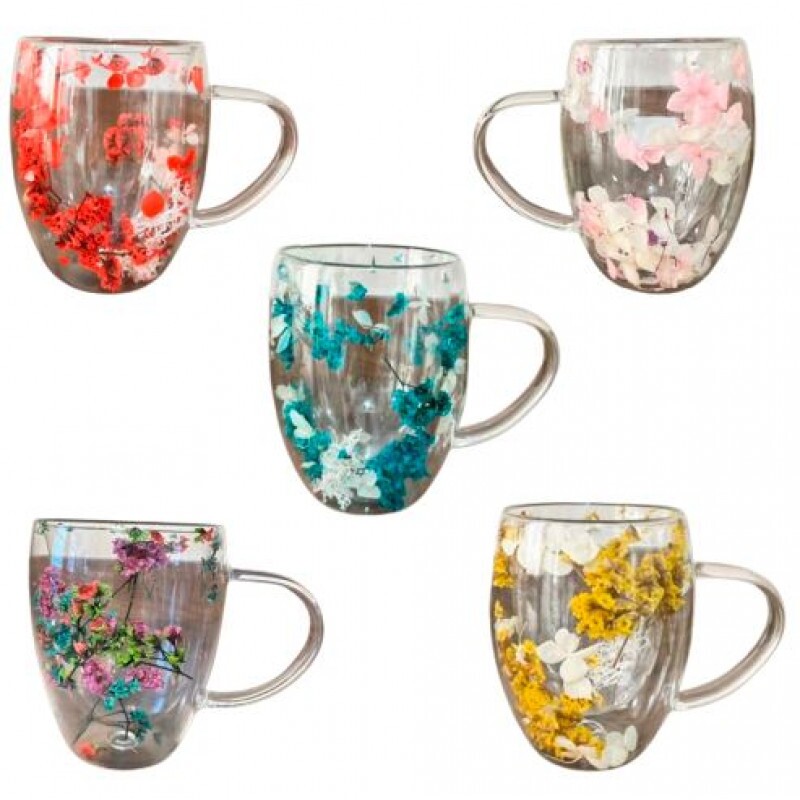 CANECA BOROSSILICATO PAREDE DUPLA 350ML # CV-003