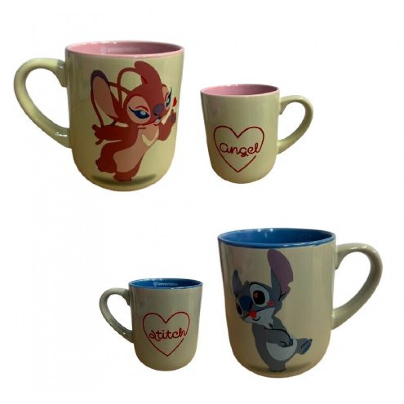 KIT CANECA MARY STITCH ANGEL NAMORADOS # 10026834