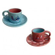 KIT XICARA STITCH ANGEL NAMORADOS C/PIRES#10026389