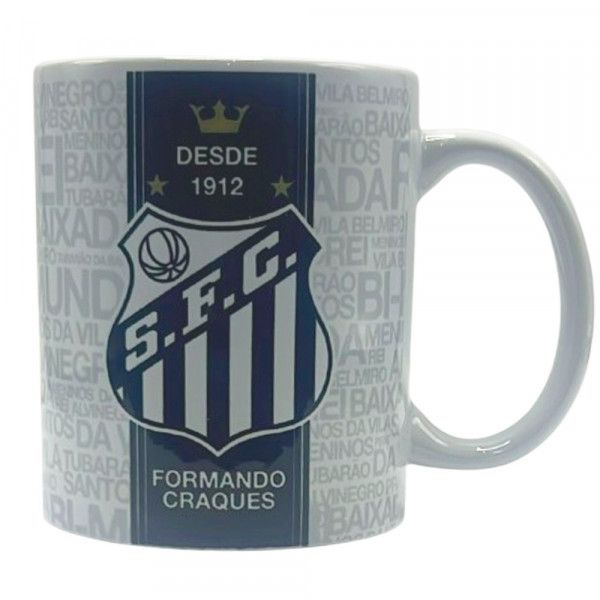 CANECA SANTOS FORMANDO CRAQUES 300ML # SAN002 CAN