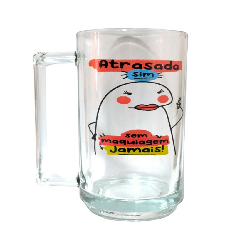 CANECA CHOP FLORK ATRASADA SIM 335ML # H203...