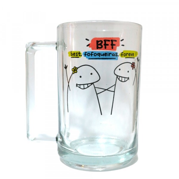 CANECA CHOP FLORK BBF BEST 335ML # H203...